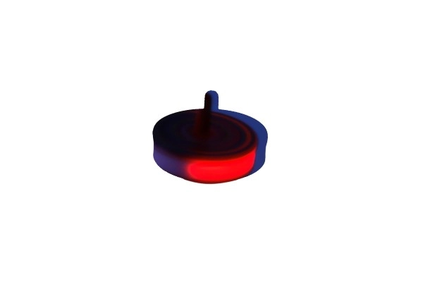Svítící točící káča - 6 cm