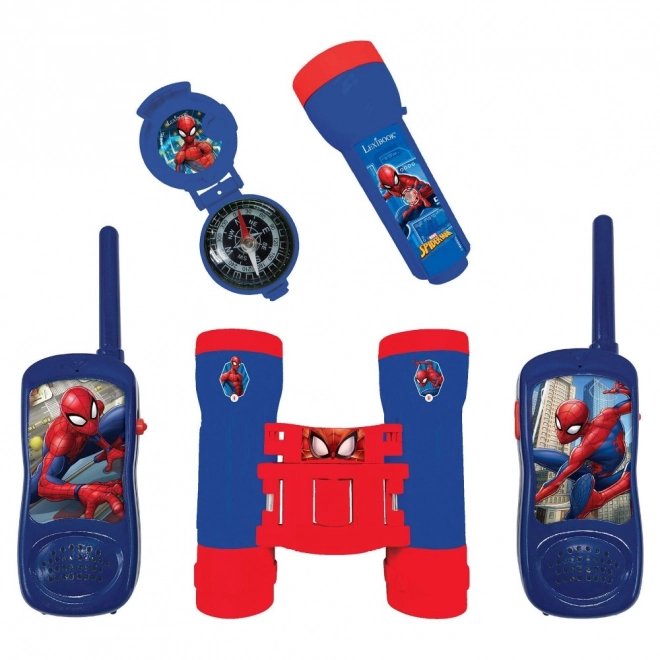 Dobrodružná sada Spider-Man s vysílačkami, dalekohledem a kompasem