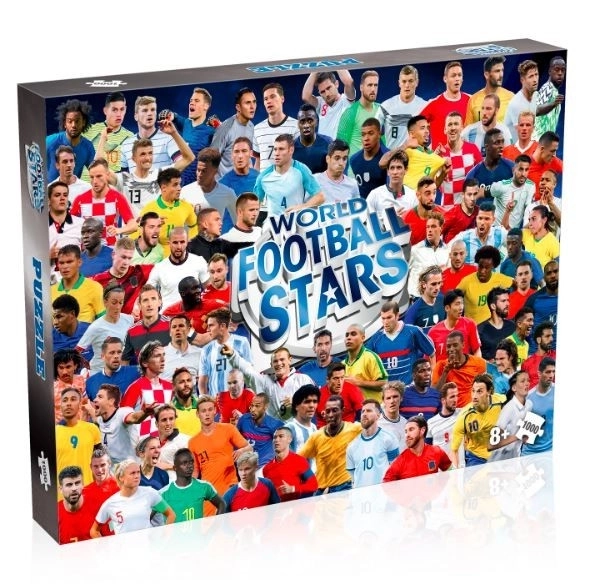 Puzzle 1000 prvků Světové fotbalové hvězdy