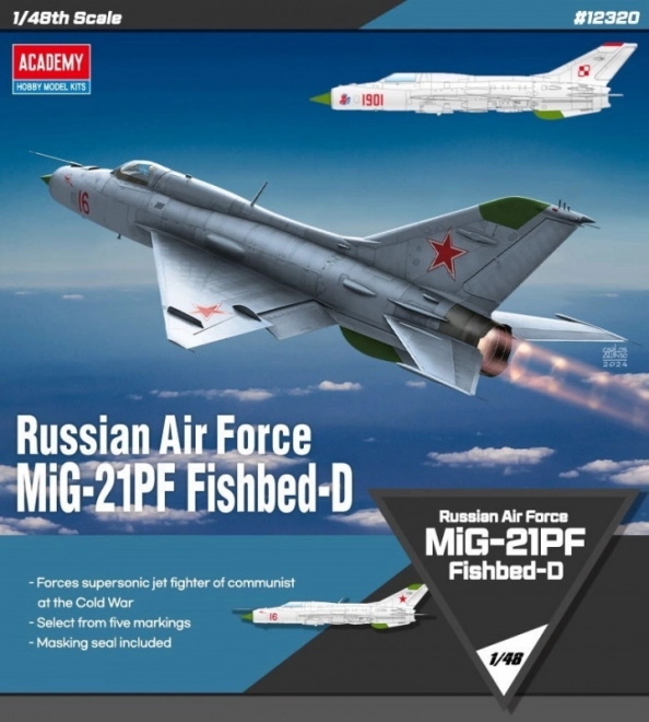 Plastikový model MiG-21PF Polish Painting 1/48