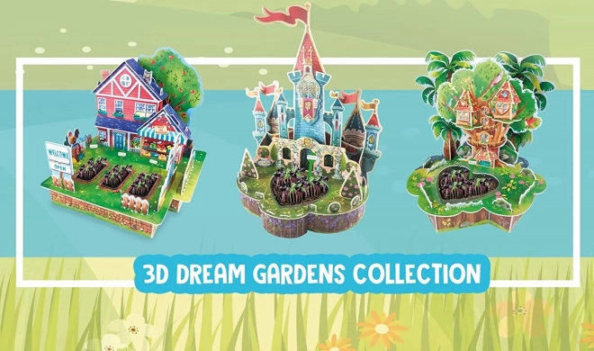 EDUCA Kreativní sada 3D Dream Gardens: Dům na stromě 2v1