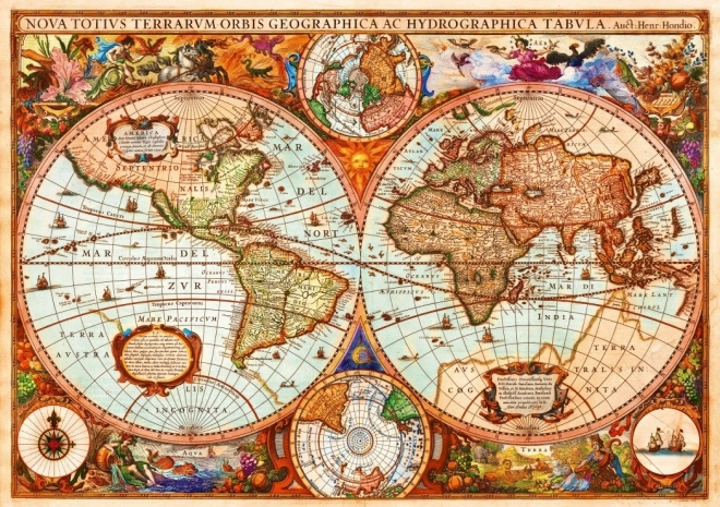 Historická mapa puzzle 1000 dílků