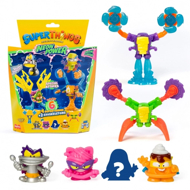 SuperThings NeonPower figurky s exoskelety