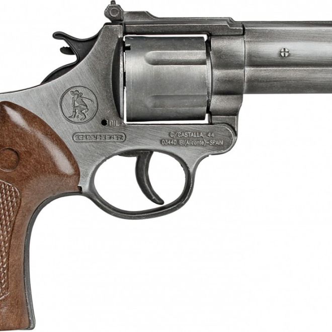 Kovový policejní revolver Gonher 12 nábojů