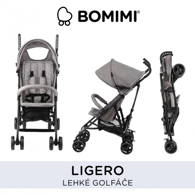 Bomimi LIGERO golfky, GREY melange