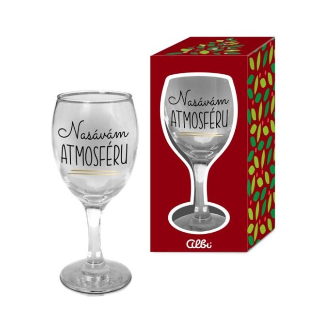 Vánoční sklenice na víno - Atmosféra
