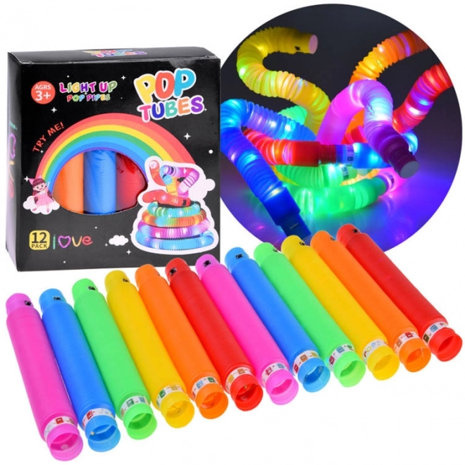 Svítící LED pop tube senzory