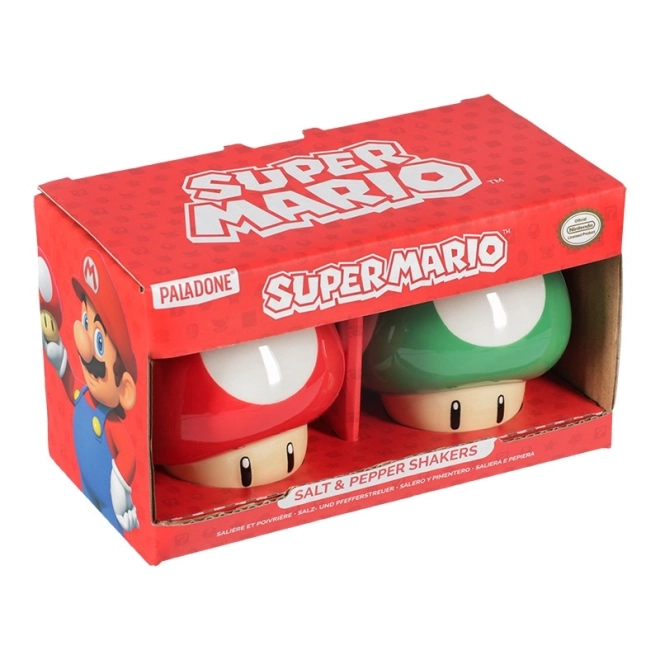 Keramická slánka a pepřenka Super Mario
