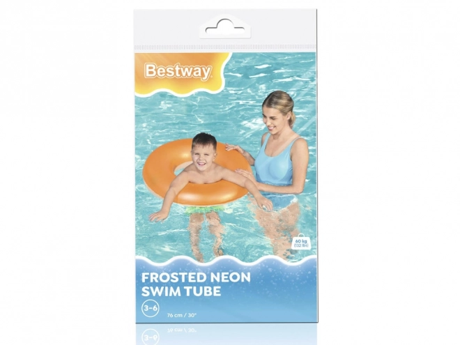 Nafukovací kruh Bestway oranžový 76 cm – Oranžová