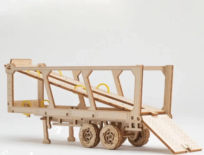 WOODEN CITY 3D puzzle Superfast Car Carrier Truck