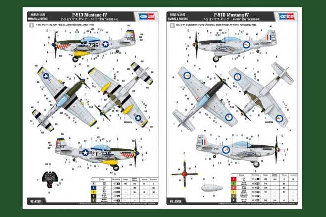 Stíhačka P-51D Mustang IV