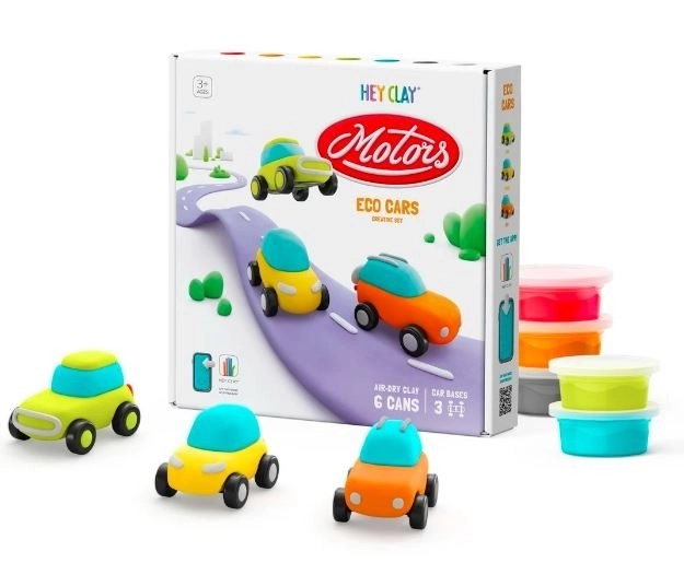 Hej Clay Plastic Mass Eco Cars