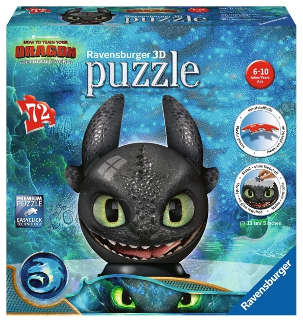 RAVENSBURGER Puzzleball Bezzubka 72 dílků