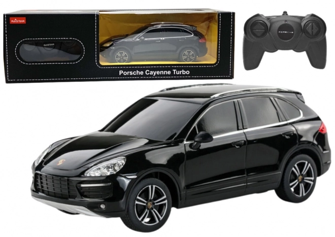 RC auto 1:24 Rastar Porsche Cayenne Turbo Black