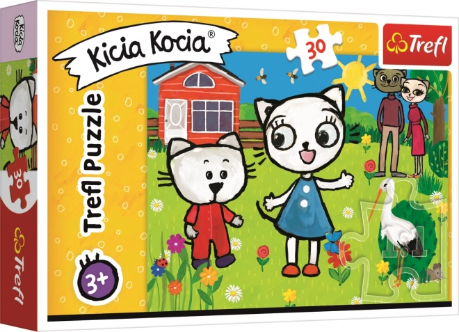 TREFL Puzzle Kicia Kocia: Dobrodružství 30 dílků