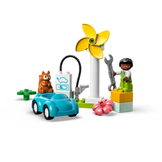 LEGO® DUPLO® 10985 Větrná turbína a elektromobil