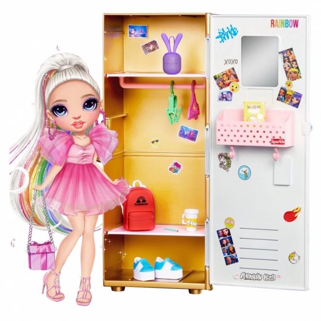 Školní skříňka Rainbow High stylová skříňka