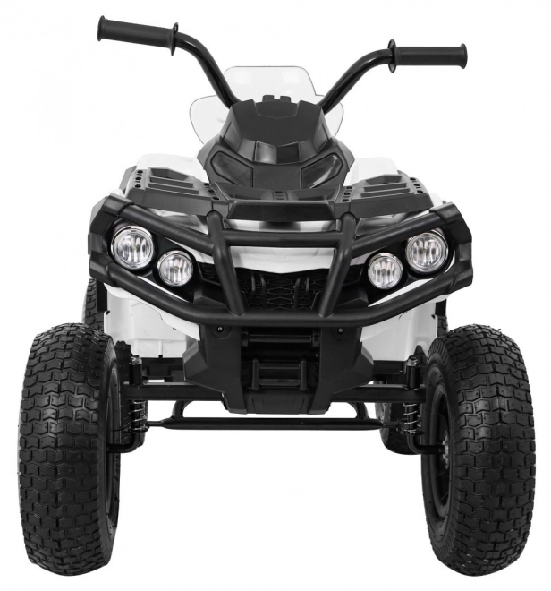 Dětská baterie ATV Air Quad White + nafukovací kola + rádio MP3 + startování zdarma