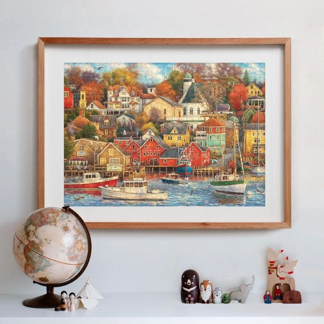 Puzzle 1500 dílků Kompaktní Dobré časy Přístav