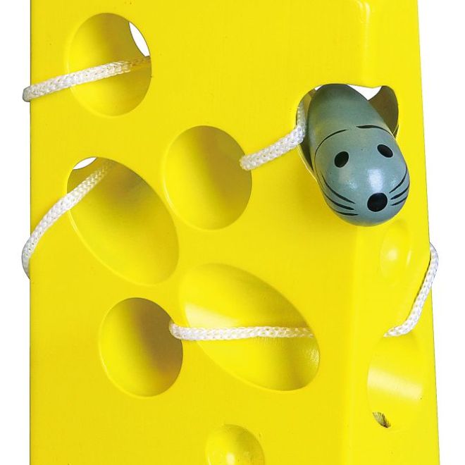 Prokládané bludiště - žlutý sýr pro myš
