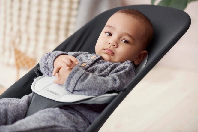 BABYBJORN - Lehátko BALANCE SOFT COTTON/JERSEY - růžová/šedá – Šedá / šedá