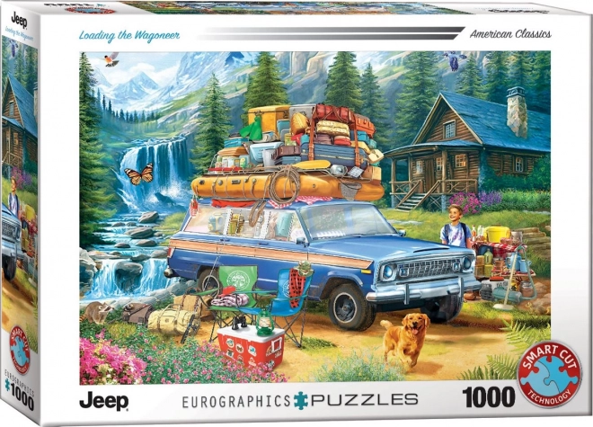 EUROGRAPHICS Puzzle Jeep: Pořádný náklad 1000 dílků