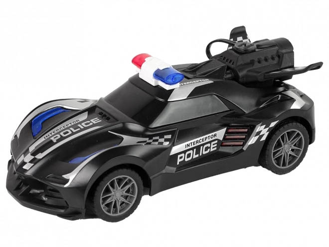 Sportovní auto R/C Police Black na dálkové ovládání