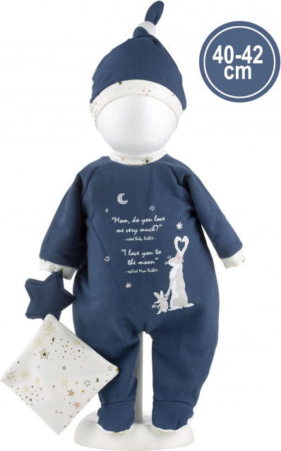 Obleček pro panenku miminko New Born velikosti 40–42 cm s doplňky