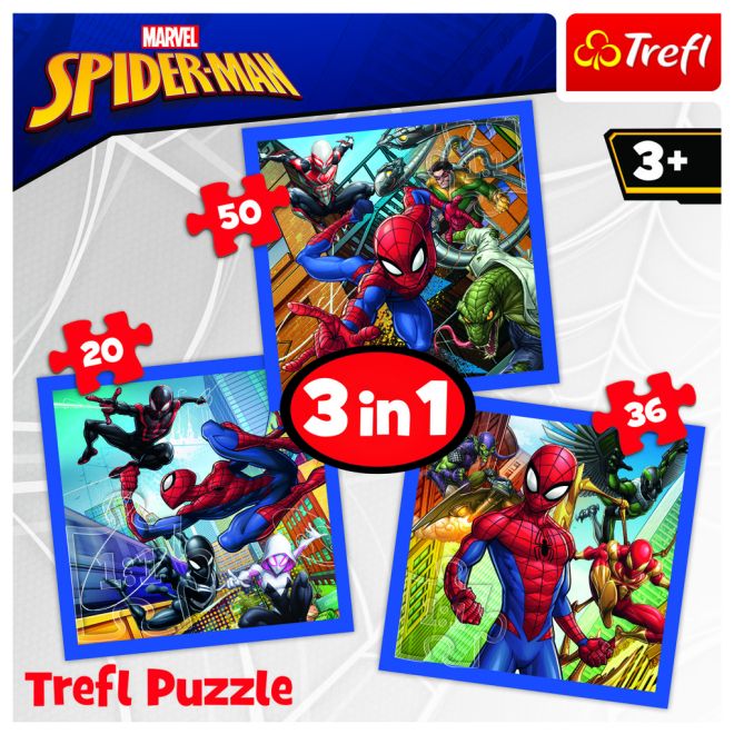 Puzzle Disney Marvel Spiderman 3v1