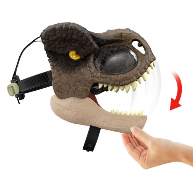 Jurský svět T-Rex maska se zvuky