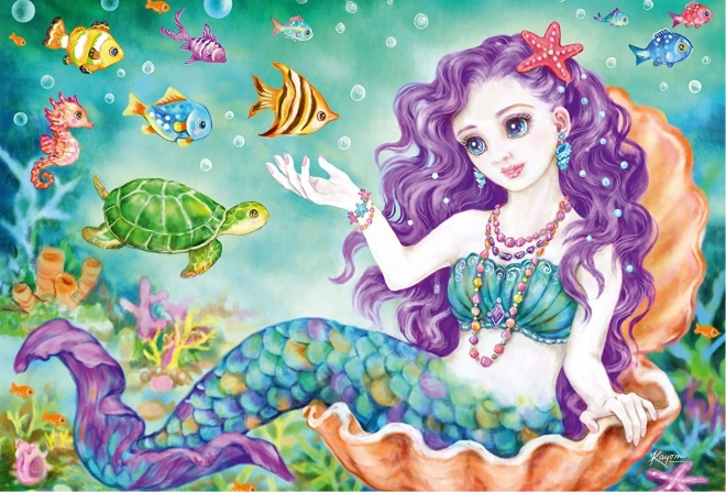 Puzzle princezna, víla a mořská panna 3x48 dílků