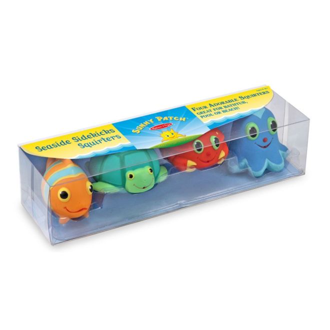 Gumové hračky do koupele - mořští živočichové