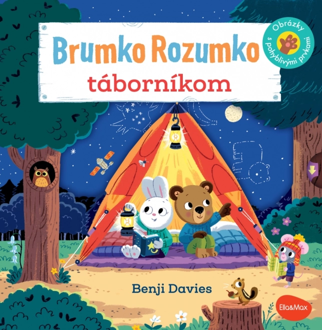 Brumko Rozumko Táborničí - Knížka s pohyblivými obrázky