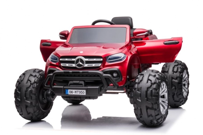 Autobaterie Mercedes DK-MT950 4x4 Červená barva