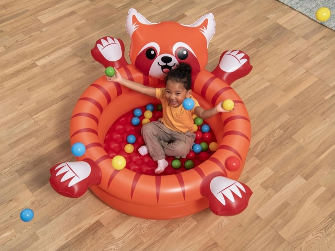 Suchý bazének červená panda s míčky od Bestway