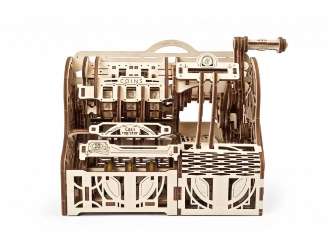 Ugears 3D dřevěné mechanické puzzle Pokladna