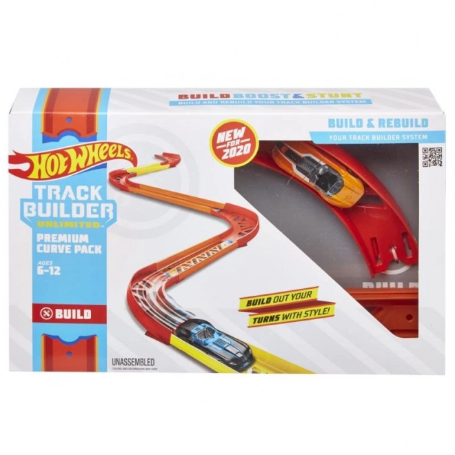 HotWheels Track Builder set pro stavitele - zatáčky