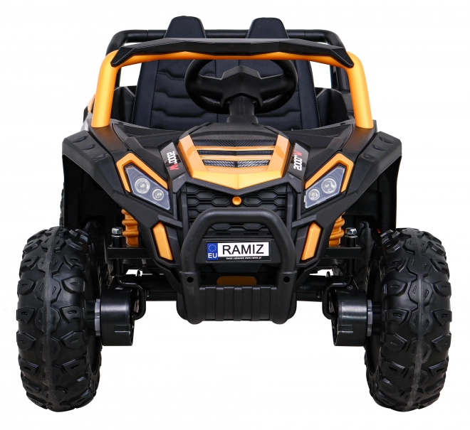 Buggy UTV 2000M závodní auto na baterie + MP3 zvuky světla + dálkové ovládání + pomalý start – Zlaté