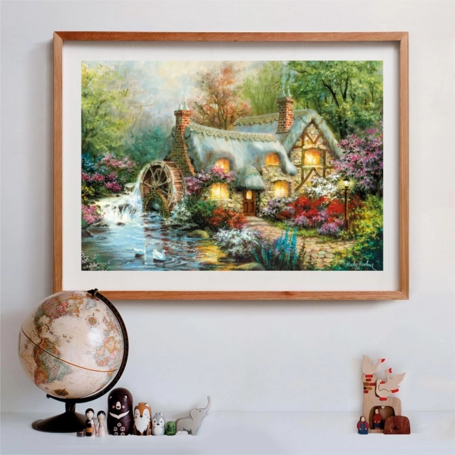Puzzle 1500 dílků Kompaktní útočiště na venkově
