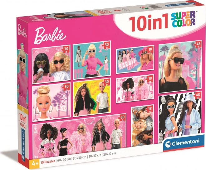 CLEMENTONI Puzzle Barbie 10v1