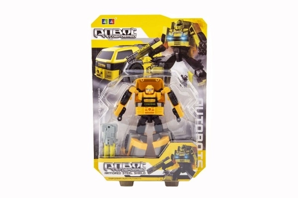 Transformer auto/robot plast 13cm 4 druhy na kartě