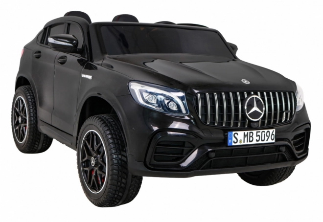 Mercedes GLC 63S dětské auto Černá + 4x4 + MP4 + LED + Eco kůže + Pomalý start + EVA