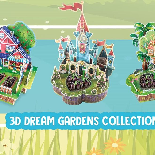 EDUCA Kreativní sada 3D Dream Gardens: Hrad 2v1