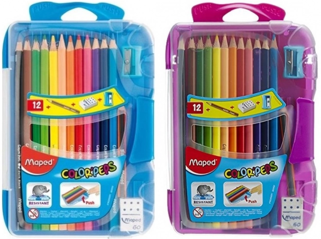 MAPED Pastelky trojhranné Color'Peps Smart Box 12ks