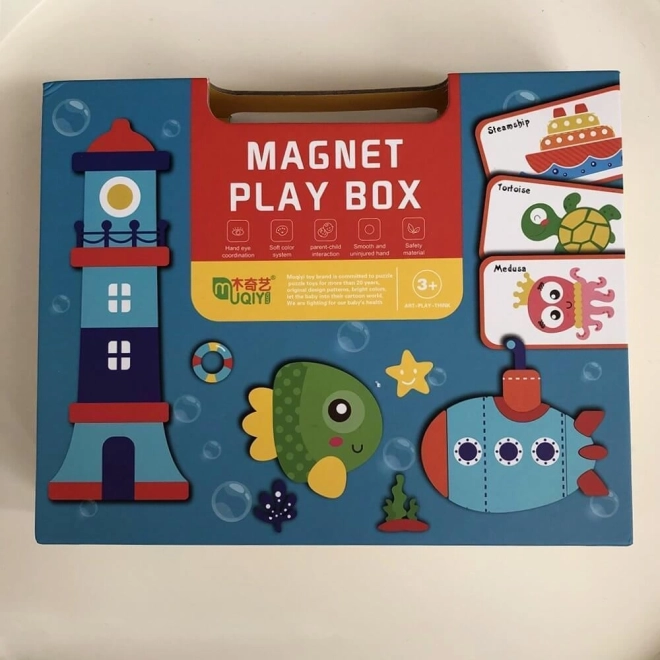 Magnetický hrací box - mořský svět