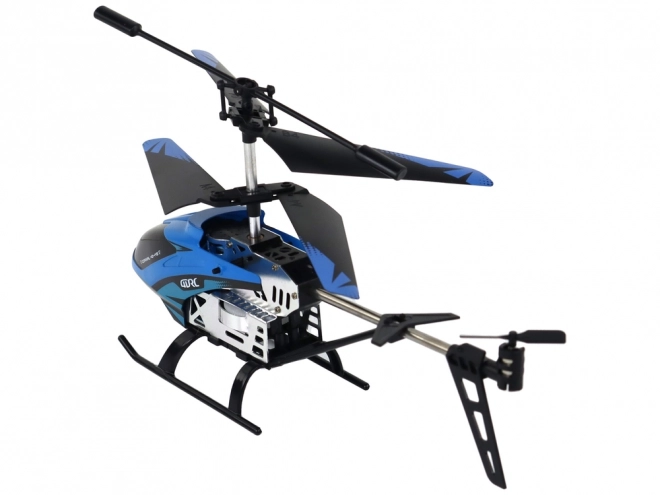 Hliníková RC helikoptéra 2.4G Blue 15 minut letu