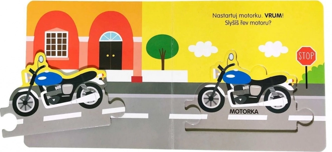 Svojtka & Co. Kniha s puzzle: Brmm, Brmm Motory