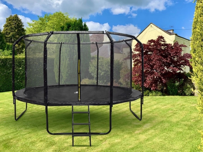 Trampolína do zahrady SkyFlyer s žebříkem 426 cm