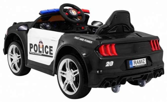 Dětské elektrické auto GT Sport Police Černé