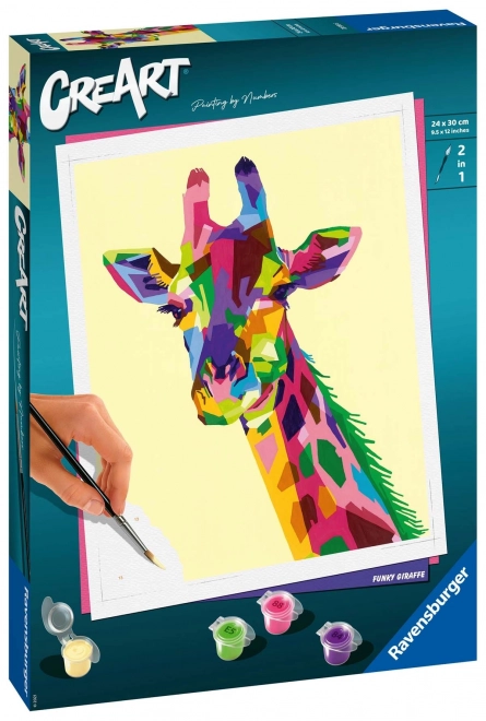 CreArt PBN: Funky Giraffe 28993